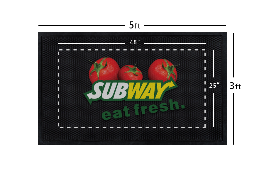 M + A Matting SuperScrape™ Scraper Mat - 6' x 8', Black